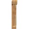 Ekena Millwork Traditional Slat Rough Sawn Bracket w/ Offset Brace, Western Red Cedar, 8"W x 42"D x 48"H BKT0806X42X48TRA06RWR - alternate 3